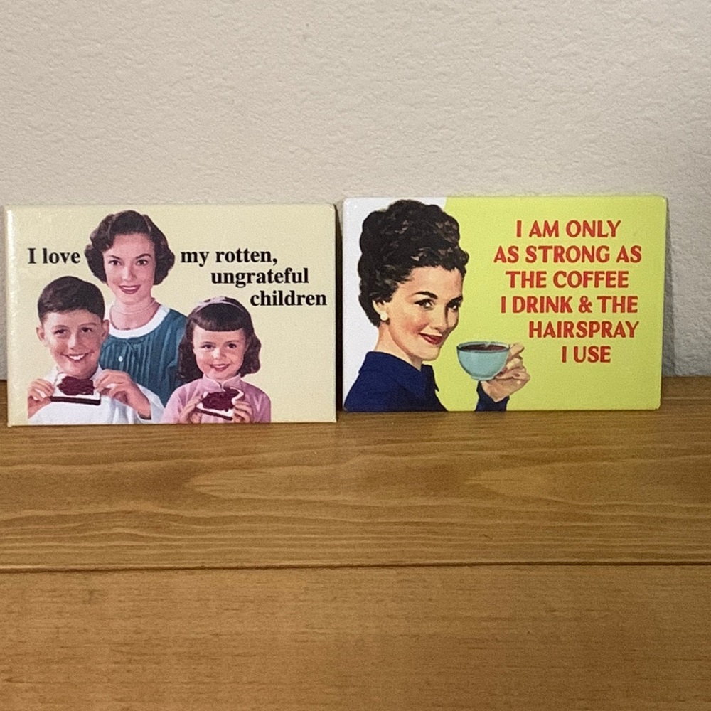 Set of 2 Funny Magnets